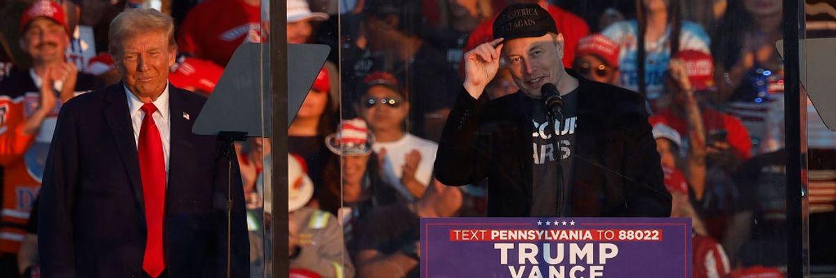 Donald Trump and Elon Musk