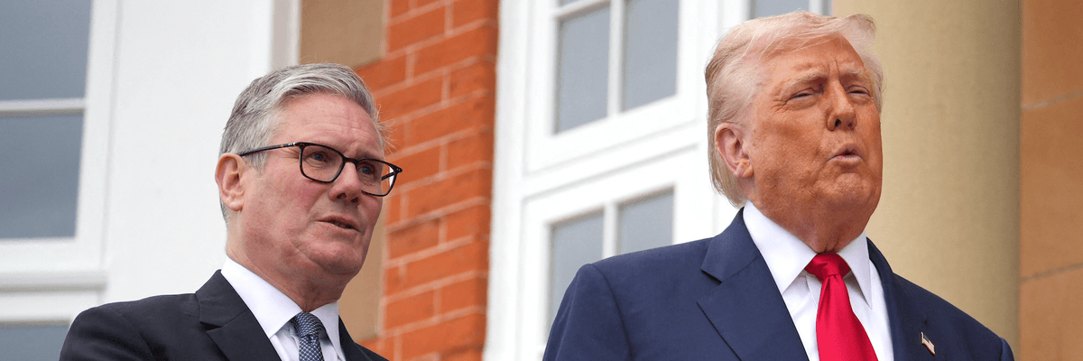 Donald Trump and Keir Starmer