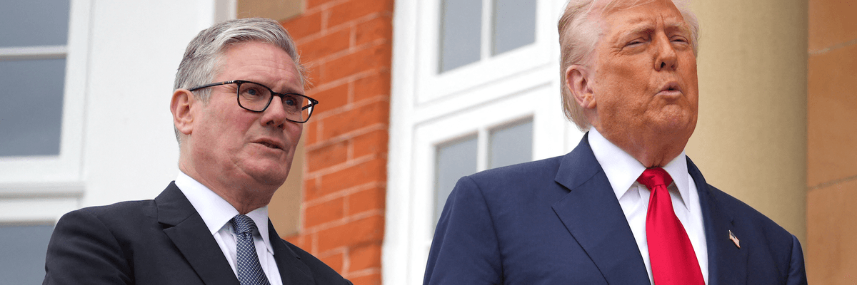 Donald Trump and Keir Starmer