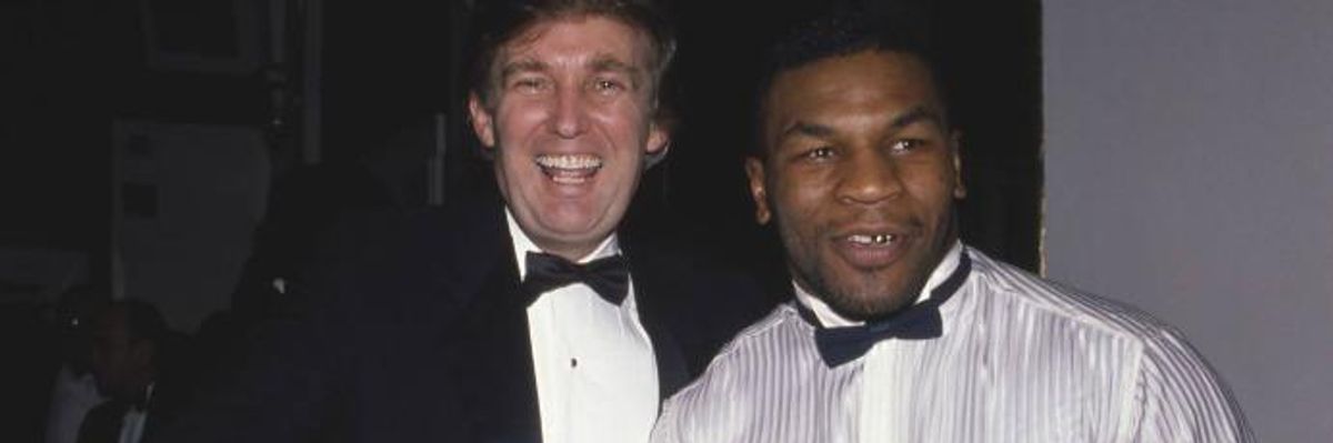 Donald Trump and Mike Tyson