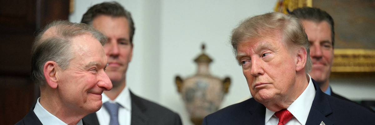 Donald Trump and Paul Atkins
