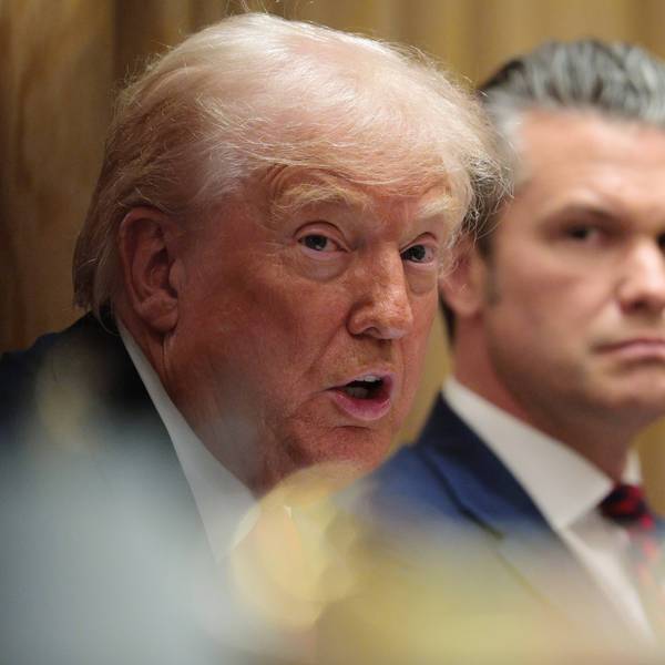 Donald Trump and Pete Hegseth