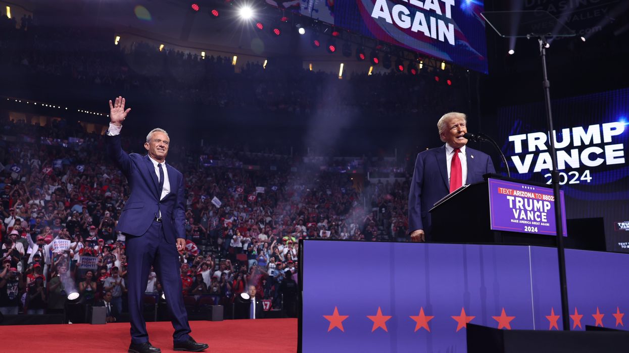 Donald Trump and Robert F. Kennedy Jr.