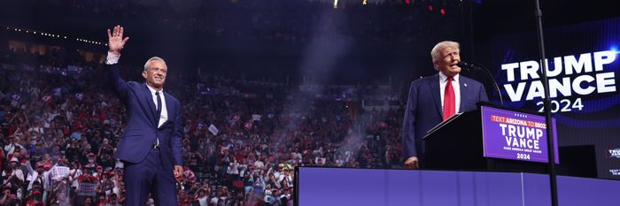 Donald Trump and Robert F. Kennedy Jr.
