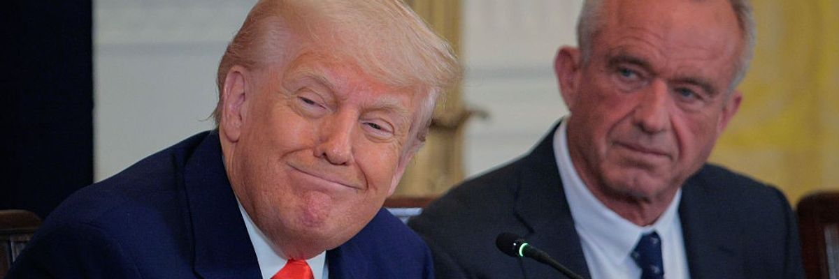Donald Trump and Robert F. Kennedy Jr.