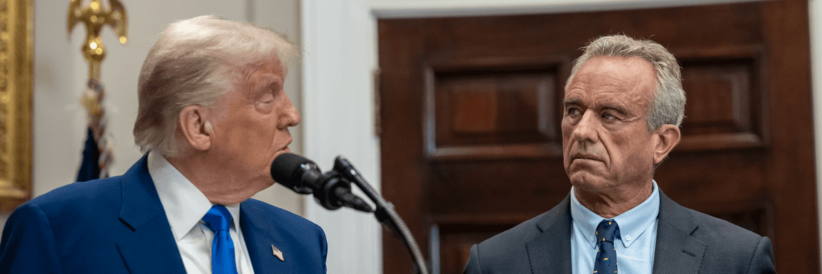Donald Trump and Robert F. Kennedy Jr.