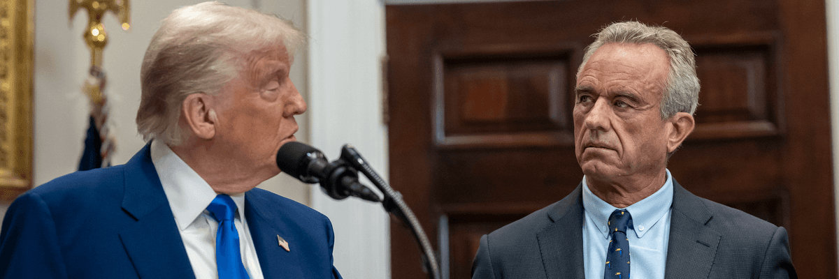 Donald Trump and Robert F. Kennedy Jr.