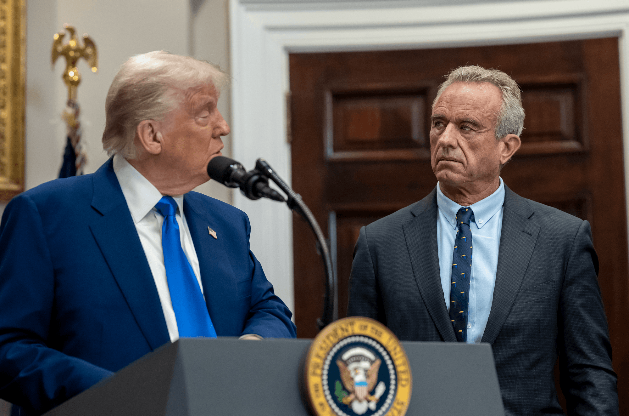 Donald Trump and Robert F. Kennedy Jr.
