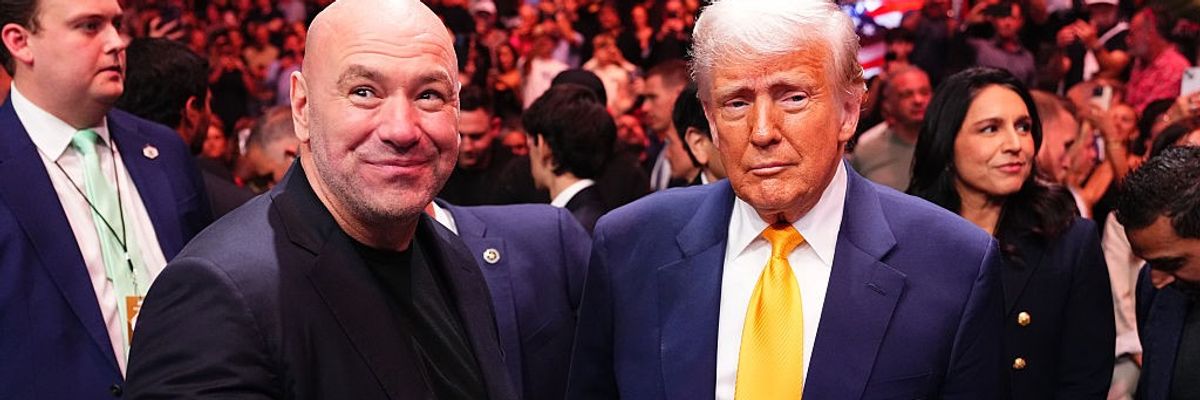 Donald Trump and UFC President and CEO Dana White