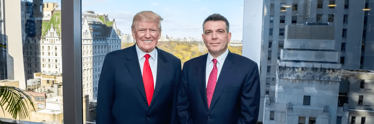 Donald Trump and Ziad El Chaar