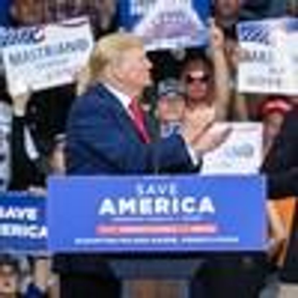 Donald Trump applauds Doug Mastriano