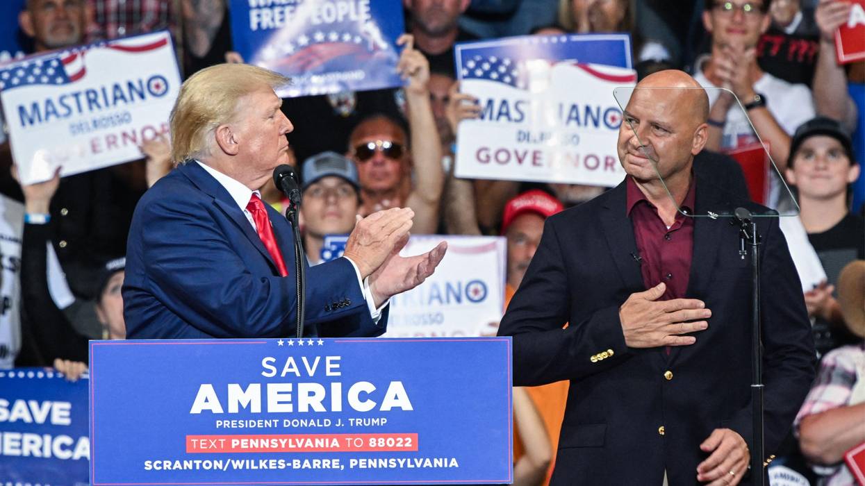 Donald Trump applauds Doug Mastriano