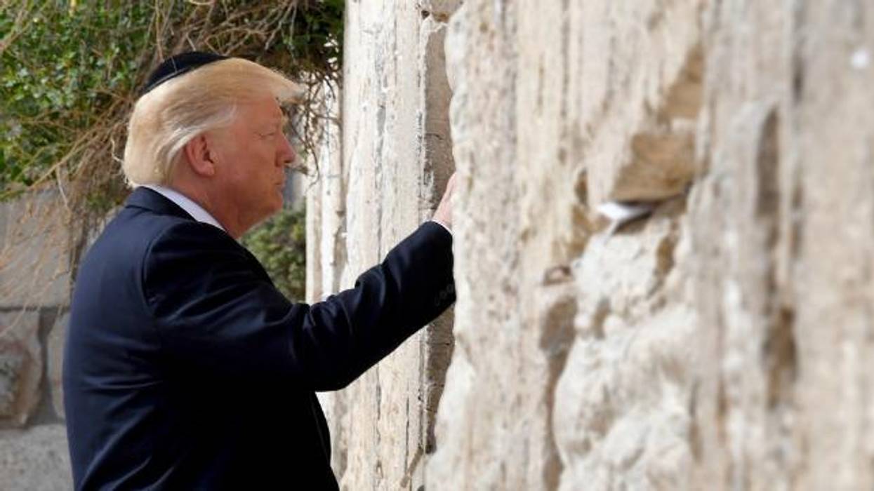 Donald Trump became the first sitting U.S. president to visit the Western Wall in the Old City of Jerusalem in May 2017