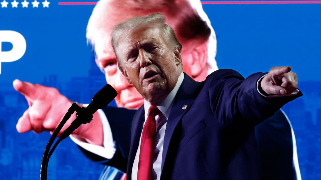 Donald Trump Campaigns In Michigan Day Before Election