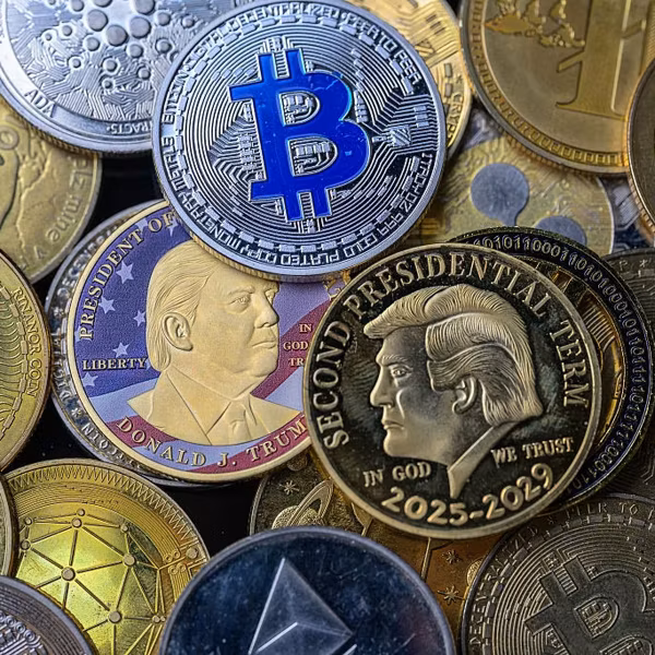 Donald Trump Coin - Cryptocracy - Photo Illustration