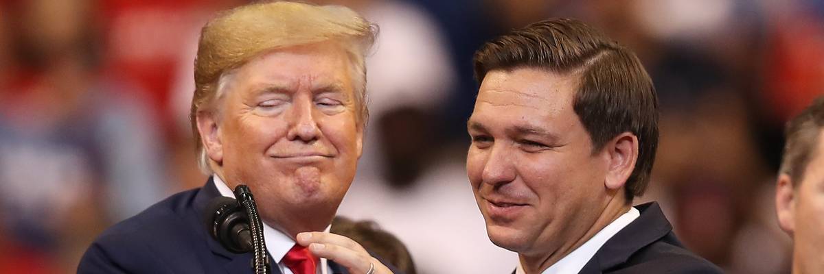 Donald Trump Holds A "Welcome Home" Rally In South Florida