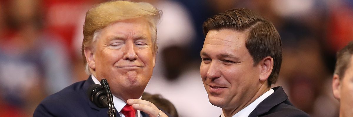 Donald Trump Holds A "Welcome Home" Rally In South Florida