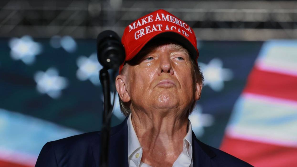 Donald Trump in MAGA hat