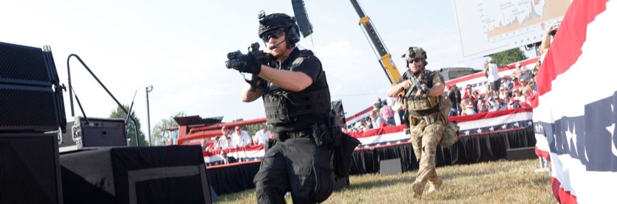 Donald Trump Injured During Shooting At Campaign Rally In Butler, PA