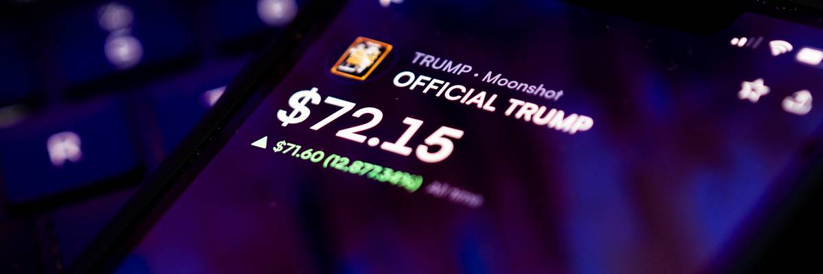 Donald Trump meme coin $Trump logo