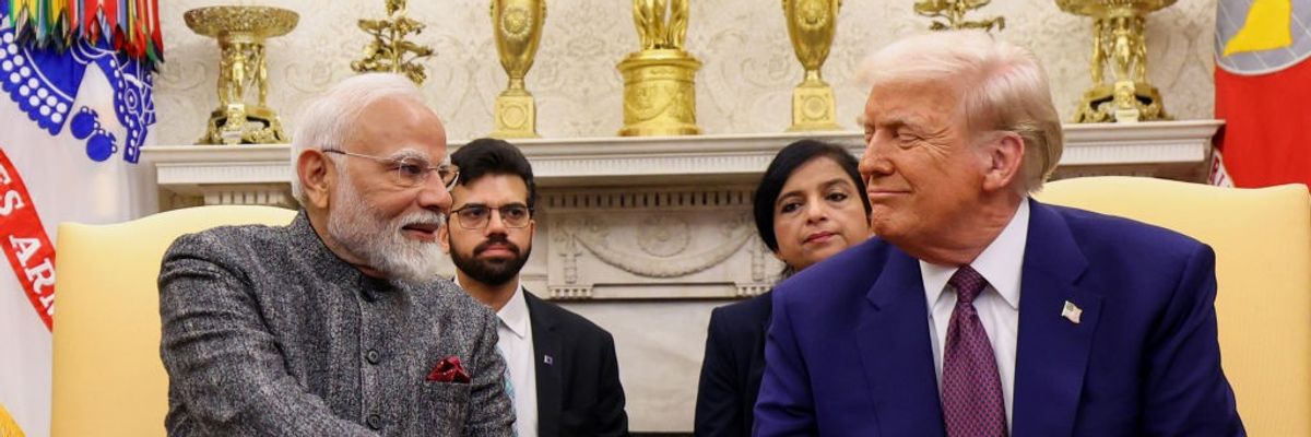 Donald Trump - Narendra Modi meeting in Washington DC