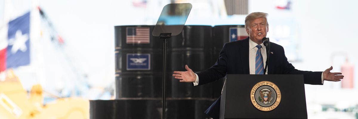 Donald Trump oil rig