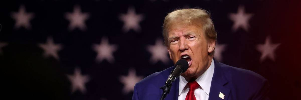 Donald Trump on December 17, 2023 in Reno