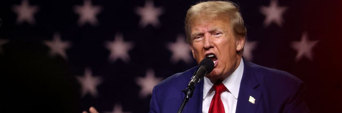 Donald Trump on December 17, 2023 in Reno,