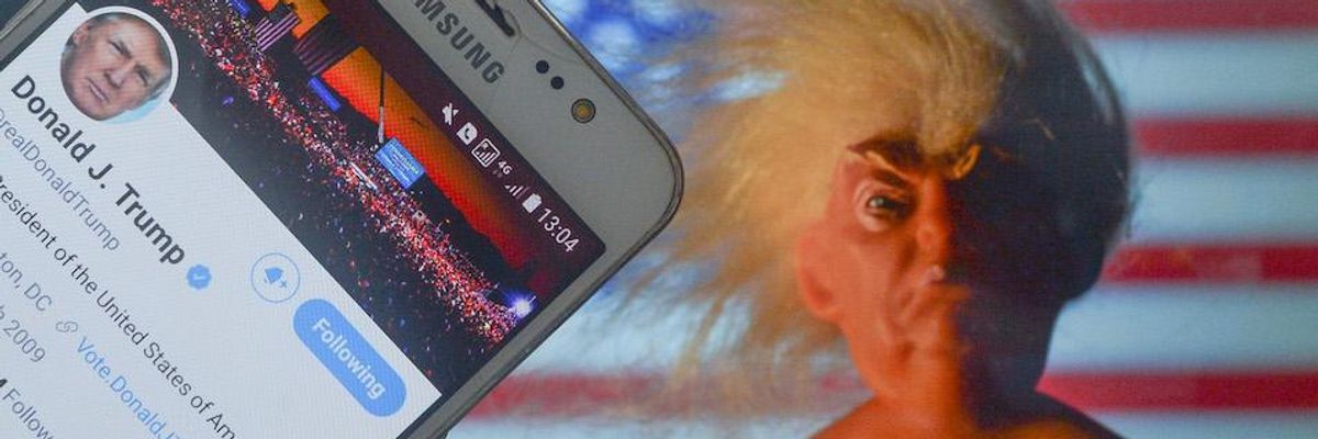 Big Tech Further Mutes President, Far Right Megaphone as Demands for Trump Removal Swell