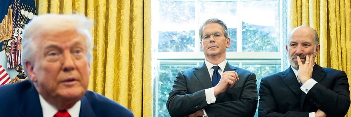 Donald Trump, Scott Bessent, and Howard Lutnick