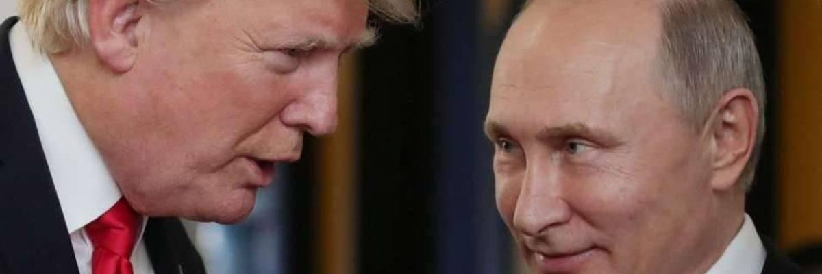 Donald Trump speaks to Vladimir Putin.