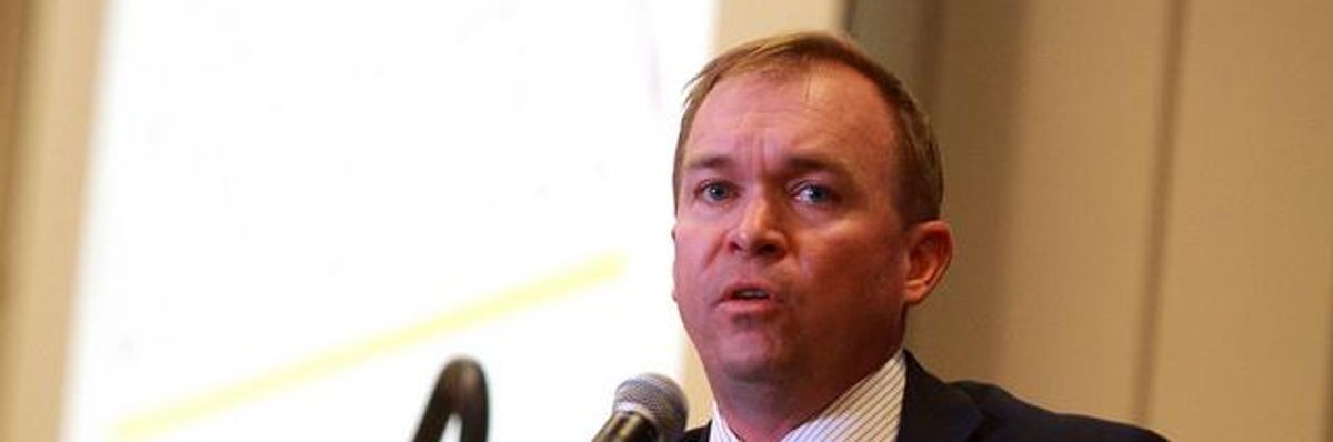 Mulvaney's In, Bankers Win, and Trump Shafts Americans Again