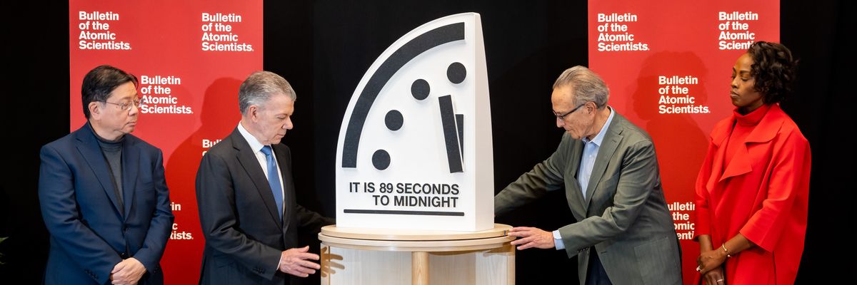 Doomsday Clock set at 89 seconds to midnight