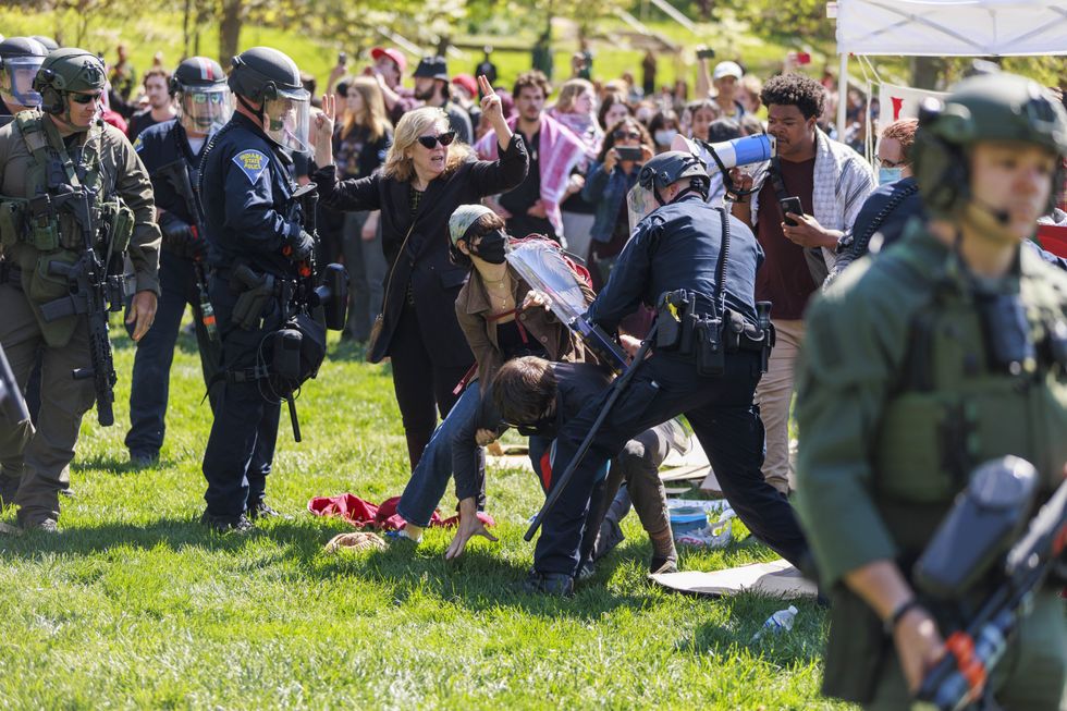 Dozens of people are arrested by the Indiana State Police