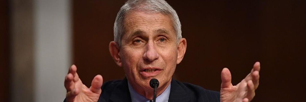 As US Hospitalizations Hit New Record, Fauci Warns Pandemic Not Expected to Ease for Holidays
