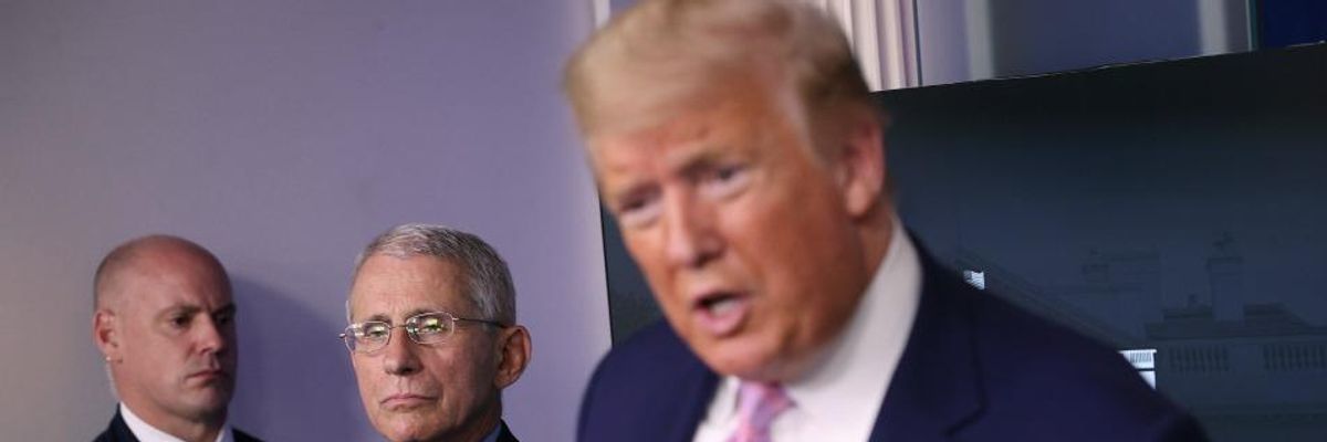 'This President Has Blood on His Hands': Trump Again Urges Public to Take Anti-Malaria Drug for Coronavirus, Despite Reports of Danger