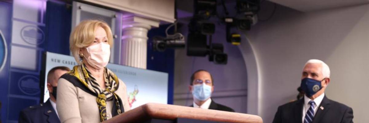 Birx Says Most Covid Deaths in US Were Preventable, So Ted Lieu Asks: Why Didn't You Challenge Trump?