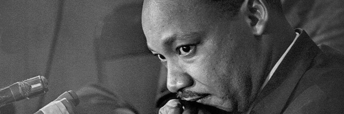 Dr. Martin Luther King at Press Conference