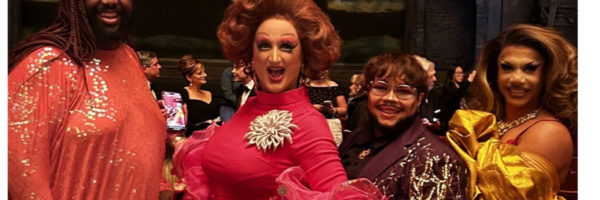 Drag queens living it up at "Les Misérables"