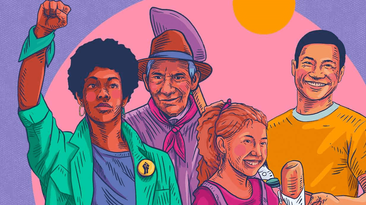 Drawing of 'Santiago Declaration'