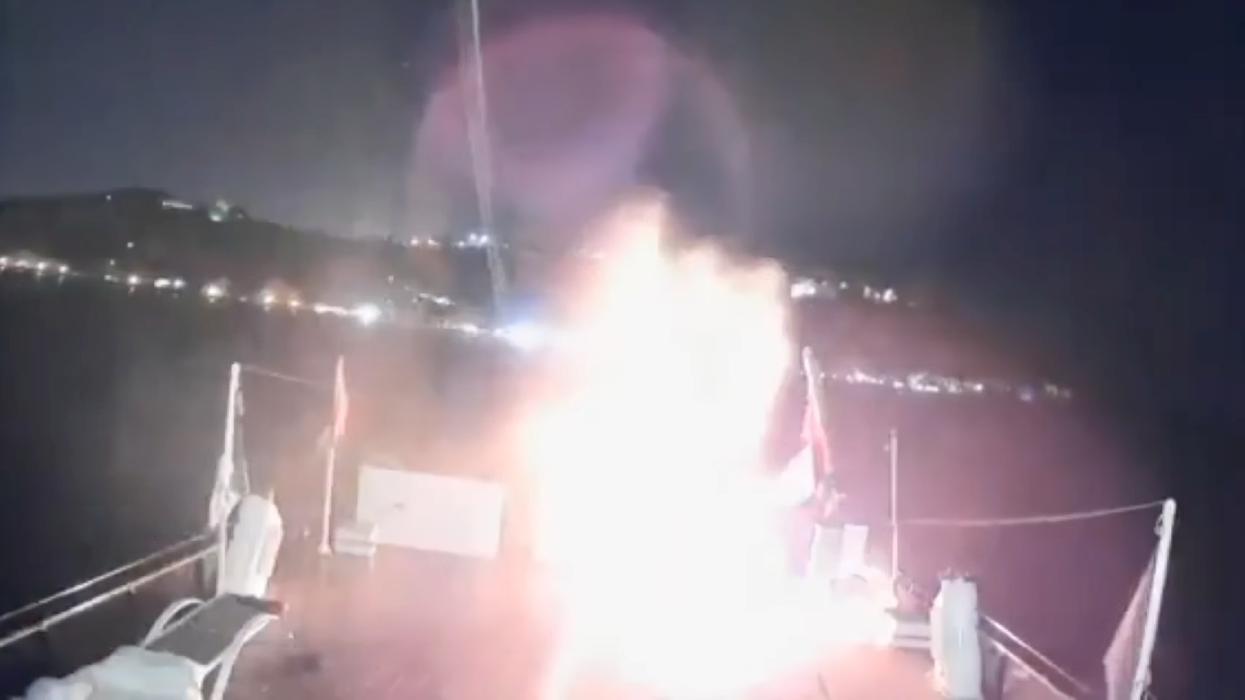 Drone attack on Gaza Flotilla