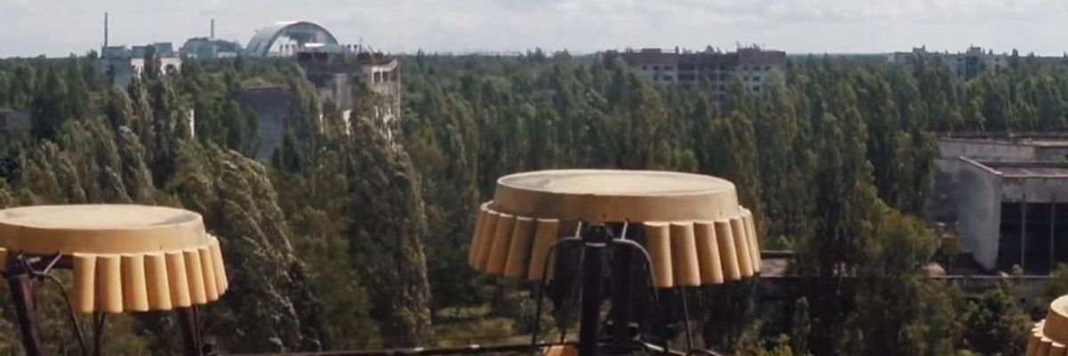 Drone's Eye View Offers Eerie Glimpse of Nuclear Desolation in Chernobyl's Shadow