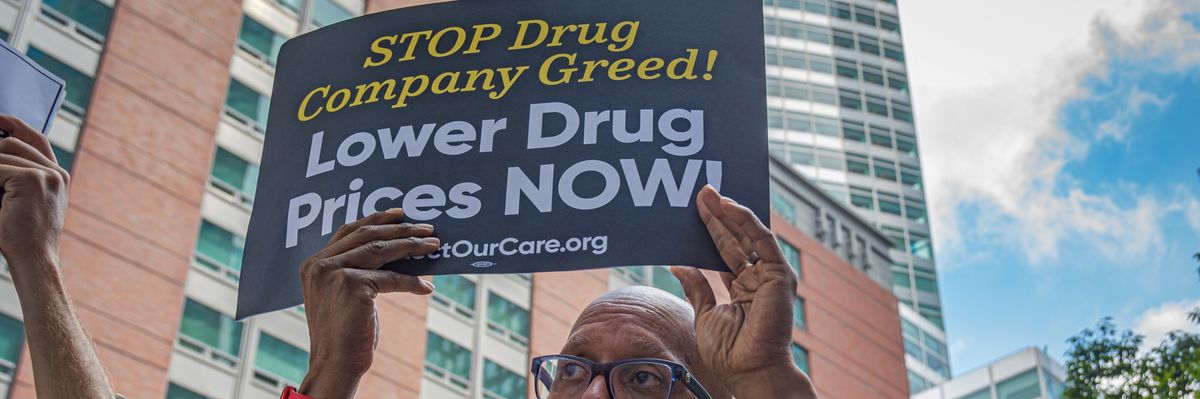 drug price protest