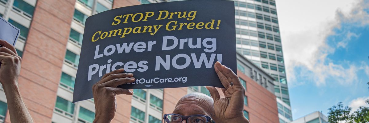 drug price protest