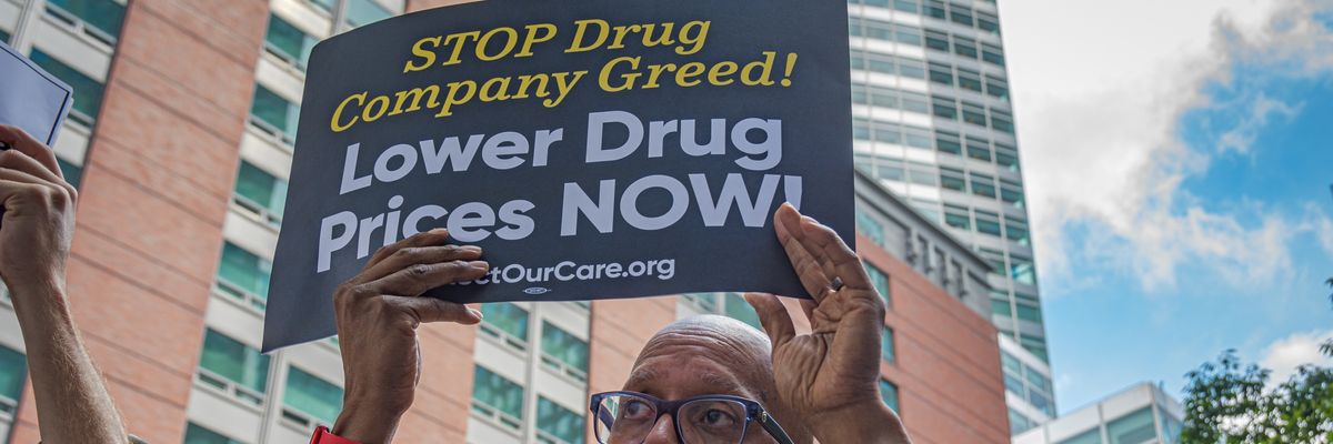 drug price protest