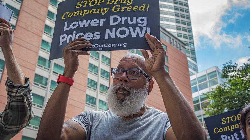 drug price protest