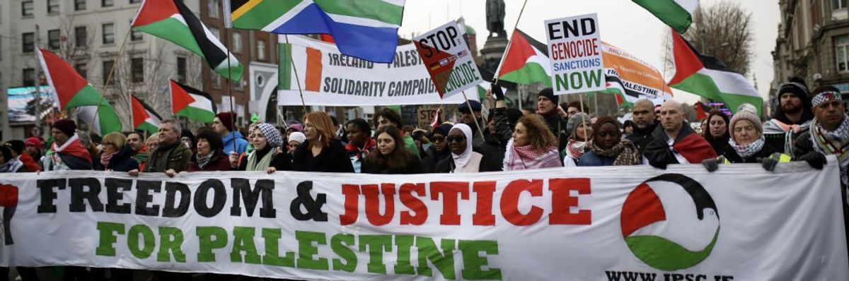 Dublin protest for Gaza