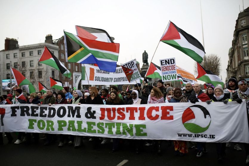 Dublin protest for Gaza