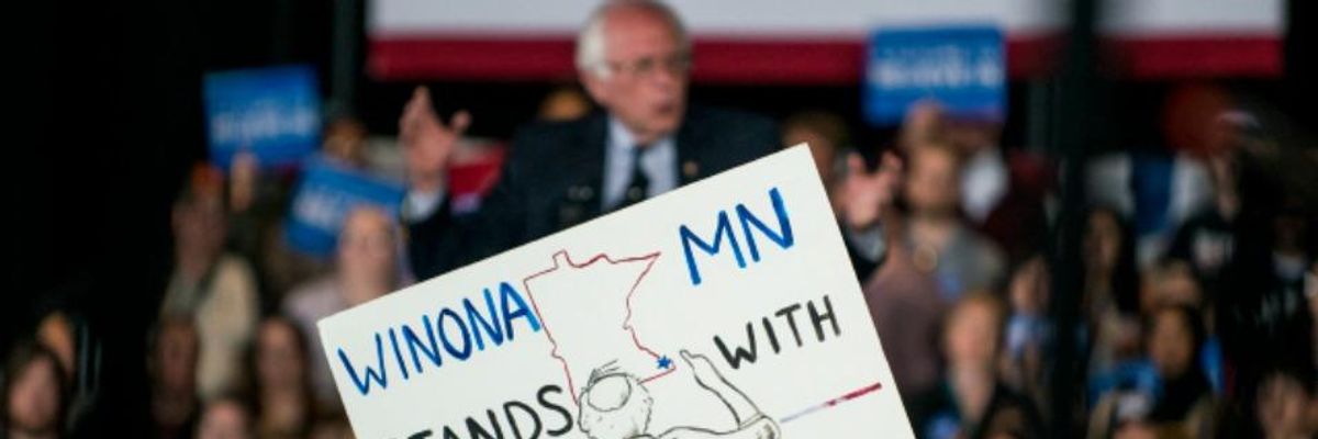Sanders Hits Rivals on Climate, Declares Opposition to Enbridge Pipelines
