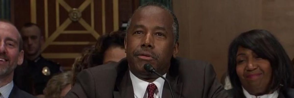 Pressed By Warren, Carson Can't Promise Trump Won't Benefit From HUD Contracts